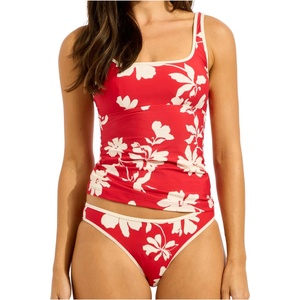 Seafolly Дамски танкиен (бански) Seafolly Mayflower Square Neck Tankini - Cosmo Red - размер 34 (EU) (150-6648-0212)