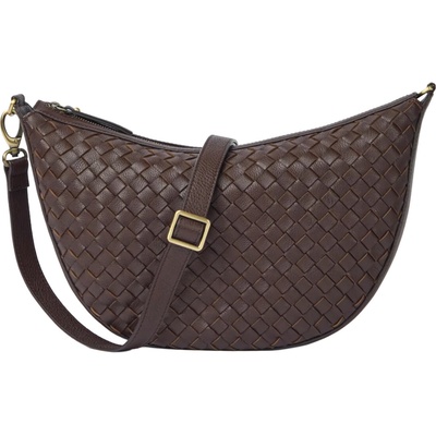 Kabelka Leo Maxi Chocolate Woven