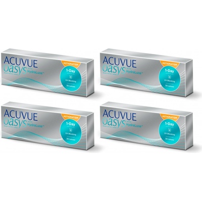 Johnson & Johnson Acuvue Oasys 1-Day with HydraLuxe for Astigmatism 30 čoček 4 ks