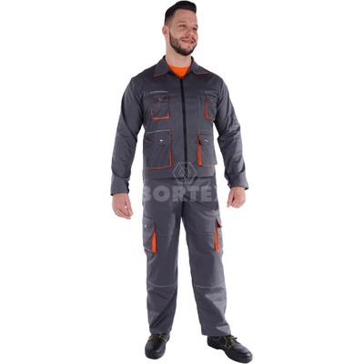 BORTEX monterková súprava DESMAN na traky sivo-oranžová