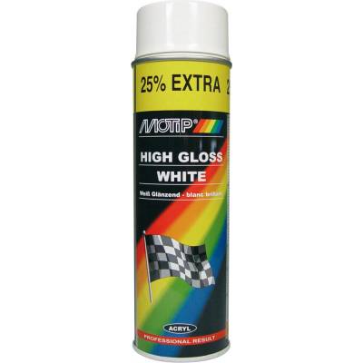 Motip univerzální akrylový sprej 500 ml bílý mat