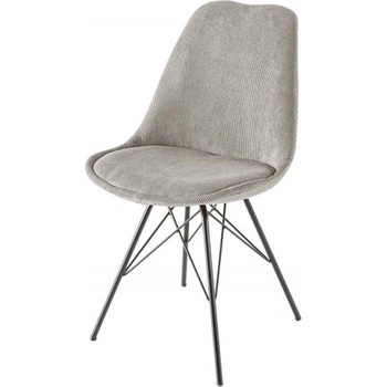 Ainnde Scandinavia Cord šedá / černá 2 ks