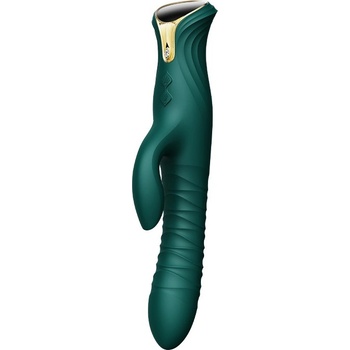 Image 1 of ZALO Mose Thrusting Rabbit Vibrator Green