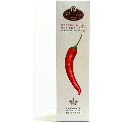 Vannucci Peperoncino horká čokoláda 72% 100 g