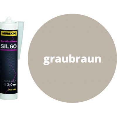 Murexin Silikónové tesnenie škár SIL 60 graubraun 310 g