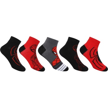 Character Юношески чорапи Character Trainer Sock 5pk Junior - Spider-Man