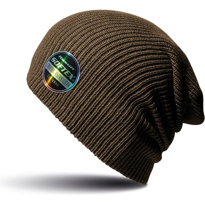 Result Headwear zimní čepice Softex beanie kávová
