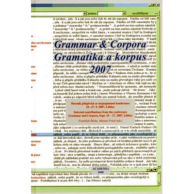 Gramatika a korpus 2007