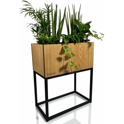 Fiorino Stojan na květiny Loft dub H 42 x 22 x 50 cm