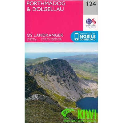 mapa Porthmadog,Dolgellau 1:50 t.
