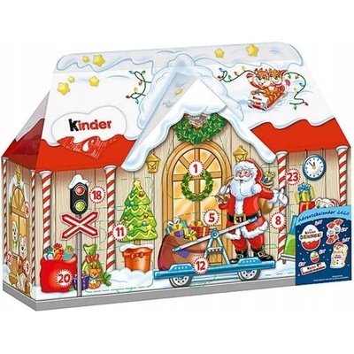 Kinder Mix Velký 3D Adventní kalendář ve tvaru Vlaku 221g