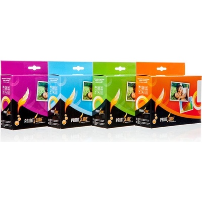 PrintLine Canon Multipack CLI-551XL / pro iP7250, MG 6350 / 1 x 22 ml + 4 x 11 ml, C,M,Y,BK BK, čip