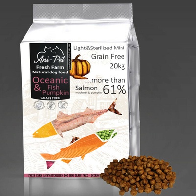 Fresh Farm Dog Light & Sterilised Mini Grain Free Oceanic Fish & Pumpkin 12 kg