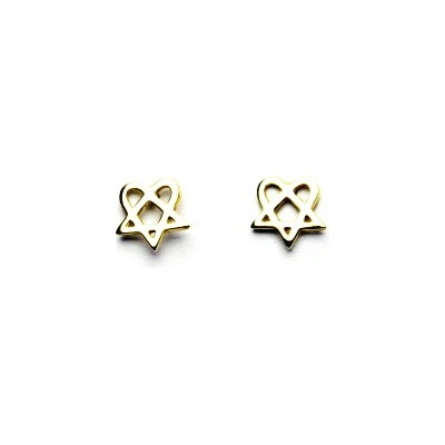 Čištín zlaté heartagram NŠ 249