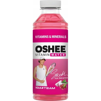 Ochutený nápoj Oshee Vitamin Water s príchuťou červeného hrozna a dračieho ovocia 555 ml
