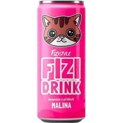 Fizistyle Fizi Drink Limonáda s príchuťou malina 250 ml