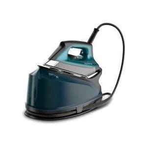 Rowenta Compact Steam Pro Steam Ironing Station, 6.2 Bar High Pressure Steam, 310 G/Min Steam Boost, 1.1 L Water Tank, Compact Design, Efficient Limescale Collector, Plastic, X-Large, Blue/Black, DG7621 Ютии