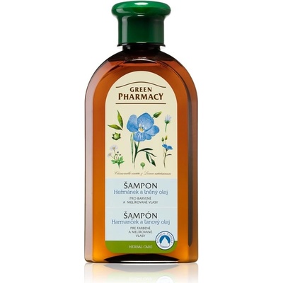 Green Pharmacy Hair Care Chamomile šampon pro oslabené a poškozené vlasy 0% Parabens Artificial Colouring SLS SLES 350 ml