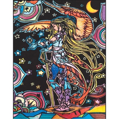 Omaľovánky Colorvelvet Zamatový obrázok Serafín