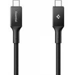 Spigen Essential USB C to USB C 240W Fabric Cable, black EB24015CC