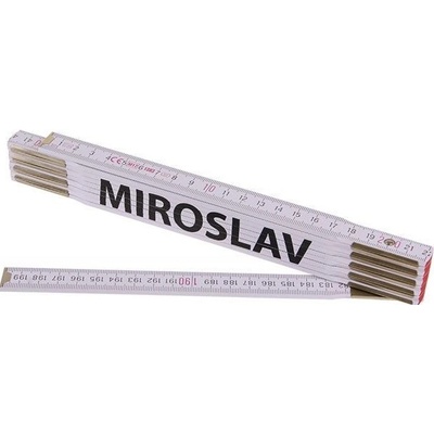 Levior Skládací 2m MIROSLAV PROFI,bílý,dřevo