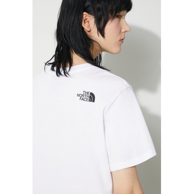 The North Face Тениска The North Face W Simple Dome Cropped Slim Tee в бяло NF0A87U4FN41 (NF0A87U4FN41)