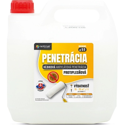 Optimal Protiplesňová Hĺbková Akrylátová Penetrácia 3l