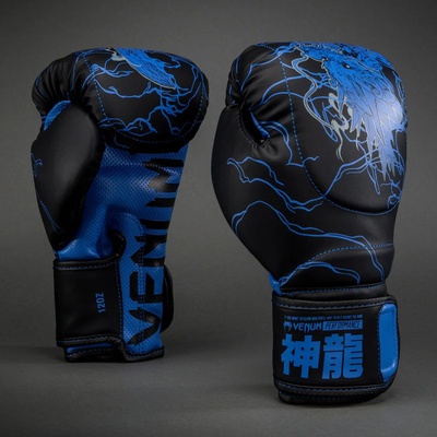 Venum | Официален Вносител за България Боксови Ръкавици Venum Thunder Dragon - Black/Royal Blue - 14 oz
