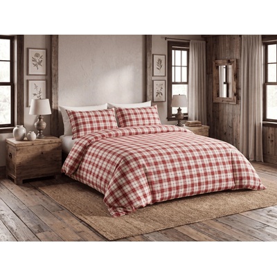 Textilomanie Obliečky z mikrovlákna TARTAN HEART farebné 70x90 140x200