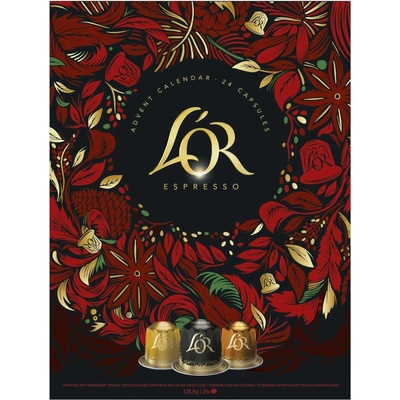 L'OR Adventní kalendář 2025 24 ks kapslí pro Nespresso