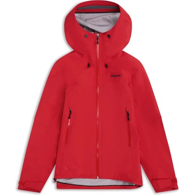 Bergans Дамско водоустойчиво яке Bergans Women's Rabot Light 3L Shell Jacket Waterproof jacket - Fire Red (102-5226-0112)