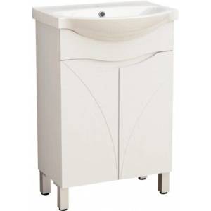 InterCeramic Мебел за баня luca 5685 + Умивалник 5615 - стоящ pvc шкаф с порцеланова мивка (luca 5685)