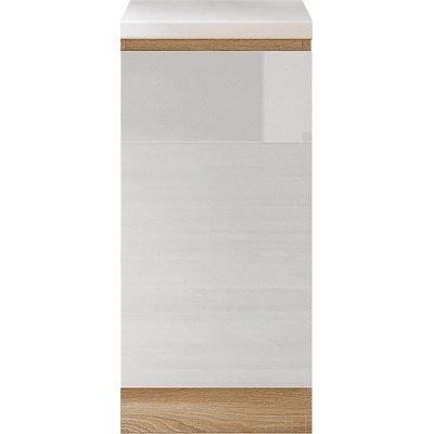 Долен шкаф Line 40 cm супер гланц бял HG