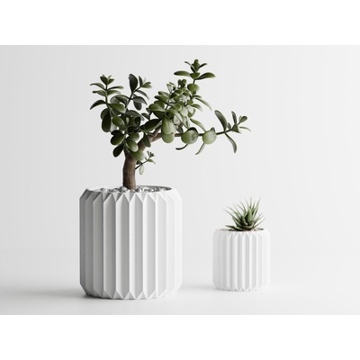 Кашпа Florida бял мат