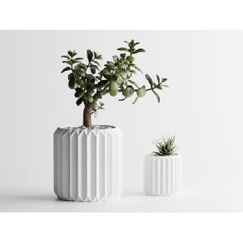 Кашпа Florida бял мат