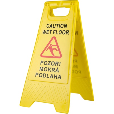 Strend Pro Bezpečnostní cedule 60 × 30 cm – Pozor! mokrá podlaha / Caution Wet Floor (CZ/EN) 3410/2