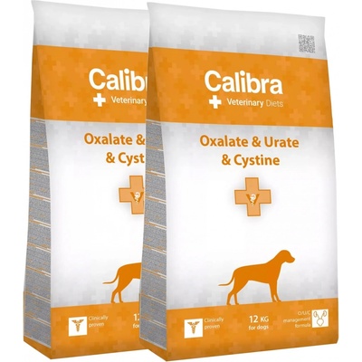 Calibra Vet Diet Dog Oxalate & Urate & Cystine 2 x 12 kg
