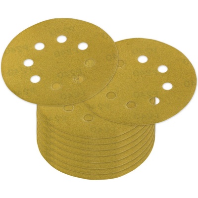 DEMA Brúsny papier pre excentrickú brúsku 125 mm P240, 10 ks