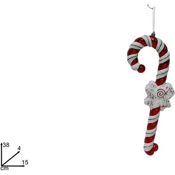 MAKRO Dekorácia na vianočný stromček lízanka, 38cm