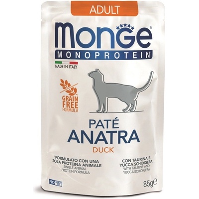 Monge Cat Monoprotein Paté Adult kachní 85 g