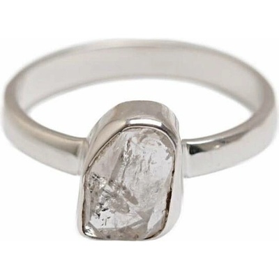 Nefertitis Herkimer diamant prsten stříbro R34