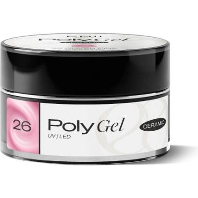 Enii Nails Ceramic 26 Cover Pink Poly gel v kelímku 40 ml