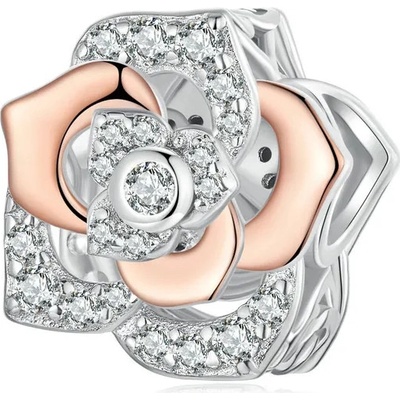 P&J Jewellery Stříbrný přívěsek Růže lásky SB107