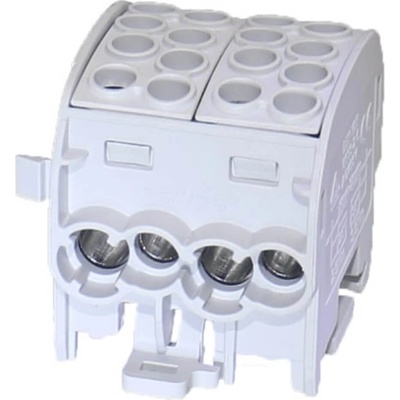 ELMARK КЛЕМЕН БЛОК ЗА din ШИНА 4Х25ММ2/4Х35ММ2, СИВ (81506002)