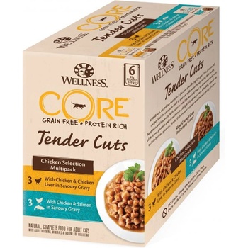 Wellness Core Tender Cuts Пилешки мултипак 6 x 85 г