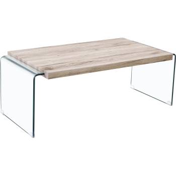 Image 1 of Холна маса Monika класически дъб и стъкло