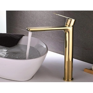 Inter Ceramic СМЕСИТЕЛ ЗА УМИВАЛНИК ДОУВЪР ГОЛД icf 1180505 gold (cf 1180505 gold)