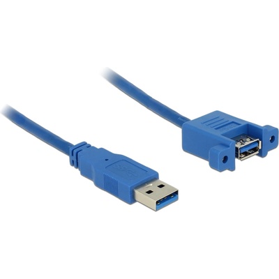 Delock Кабел Delock USB 3.0 A-тип мъжки USB 3.0 A-тип женски с монтажна глава 1 м
