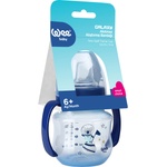Wee Baby Преходна чаша с дръжки Wee Baby - Galaxy, PP, 125 ml, синя