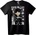 NOONEBRAND Тениска Elvis Рок Н Рол Карикатура - XS, Black
